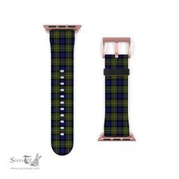 Scottish MacLaren Modern Clan Tartan Watch Band Apple Watch Style Scottish Plaid Tartan Plaid