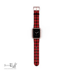 Scottish MacQueen Modern Clan Tartan Watch Band Apple Watch Style Scottish Plaid Tartan Plaid