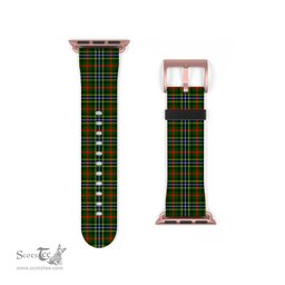 Scottish Bisset Clan Tartan Watch Band Apple Watch Style Scottish Plaid Tartan Plaid