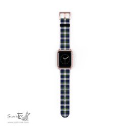 Scottish Gordon Dress Modern Clan Tartan Watch Band Apple Watch Style Scottish Plaid Tartan Plaid