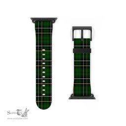 Scottish MacAlpine or MacAlpin Modern Clan Tartan Watch Band Apple Watch Style Scottish Plaid Tartan Plaid