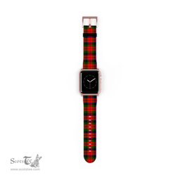 Scottish MacNaughton Modern Clan Tartan Watch Band Apple Watch Style Scottish Plaid Tartan Plaid
