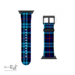Scottish MacCorquodale Clan Tartan Watch Band Apple Watch Style Scottish Plaid Tartan Plaid