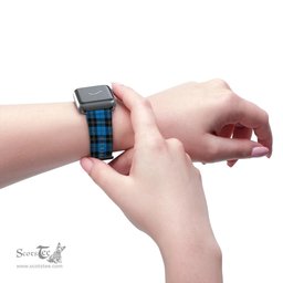 Scottish Ramsay Blue Ancient Clan Tartan Watch Band Apple Watch Style Scottish Plaid Tartan Plaid