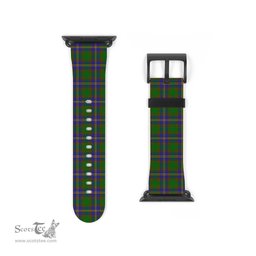 Scottish Strange of Balkaskie Clan Tartan Watch Band Apple Watch Style Scottish Plaid Tartan Plaid