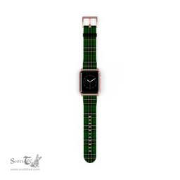 Scottish MacAlpine or MacAlpin Modern Clan Tartan Watch Band Apple Watch Style Scottish Plaid Tartan Plaid