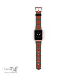 Scottish MacLean of Duart Ancient Clan Tartan Watch Band Apple Watch Style Scottish Plaid Tartan Plaid