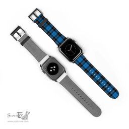 Scottish Ramsay Blue Ancient Clan Tartan Watch Band Apple Watch Style Scottish Plaid Tartan Plaid