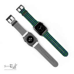 Scottish Murray of Atholl Ancient Clan Tartan Watch Band Apple Watch Style Scottish Plaid Tartan Plaid