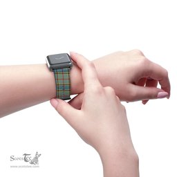 Scottish Balfour Blue Clan Tartan Watch Band Apple Watch Style Scottish Plaid Tartan Plaid