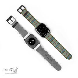 Scottish Balfour Blue Clan Tartan Watch Band Apple Watch Style Scottish Plaid Tartan Plaid
