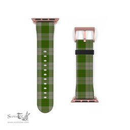 Scottish Cunningham Dress Green Dancers Clan Tartan Watch Band Apple Watch Style Scottish Plaid Tartan Plaid