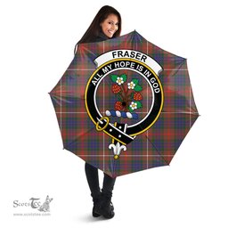 Scottish Fraser Hunting Modern Clan Tartan Umbrella - Crest Classic Scottish Plaid Tartan Plaid