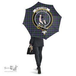 Scottish Fletcher Modern Clan Tartan Umbrella - Crest Classic Scottish Plaid Tartan Plaid
