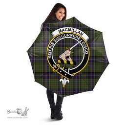 Scottish MacMillan Hunting Modern Clan Tartan Umbrella - Crest Classic Scottish Plaid Tartan Plaid