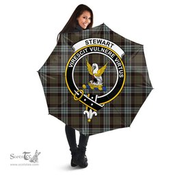 Scottish Stewart Old Weathered Clan Tartan Umbrella - Crest Classic Scottish Plaid Tartan Plaid