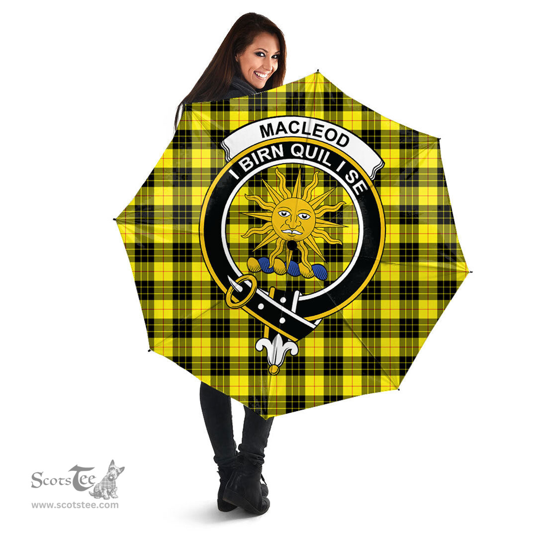 Scottish MacLeod of Lewis Modern Clan Tartan Umbrella - Crest Classic Scottish Plaid Tartan Plaid