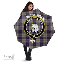 Scottish Cunningham Dress Blue Dancers Clan Tartan Umbrella - Crest Classic Scottish Plaid Tartan Plaid