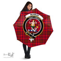 Scottish Murray of Tulloch Modern Clan Tartan Umbrella - Crest Classic Scottish Plaid Tartan Plaid