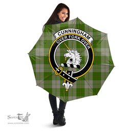 Scottish Cunningham Dress Green Dancers Clan Tartan Umbrella - Crest Classic Scottish Plaid Tartan Plaid
