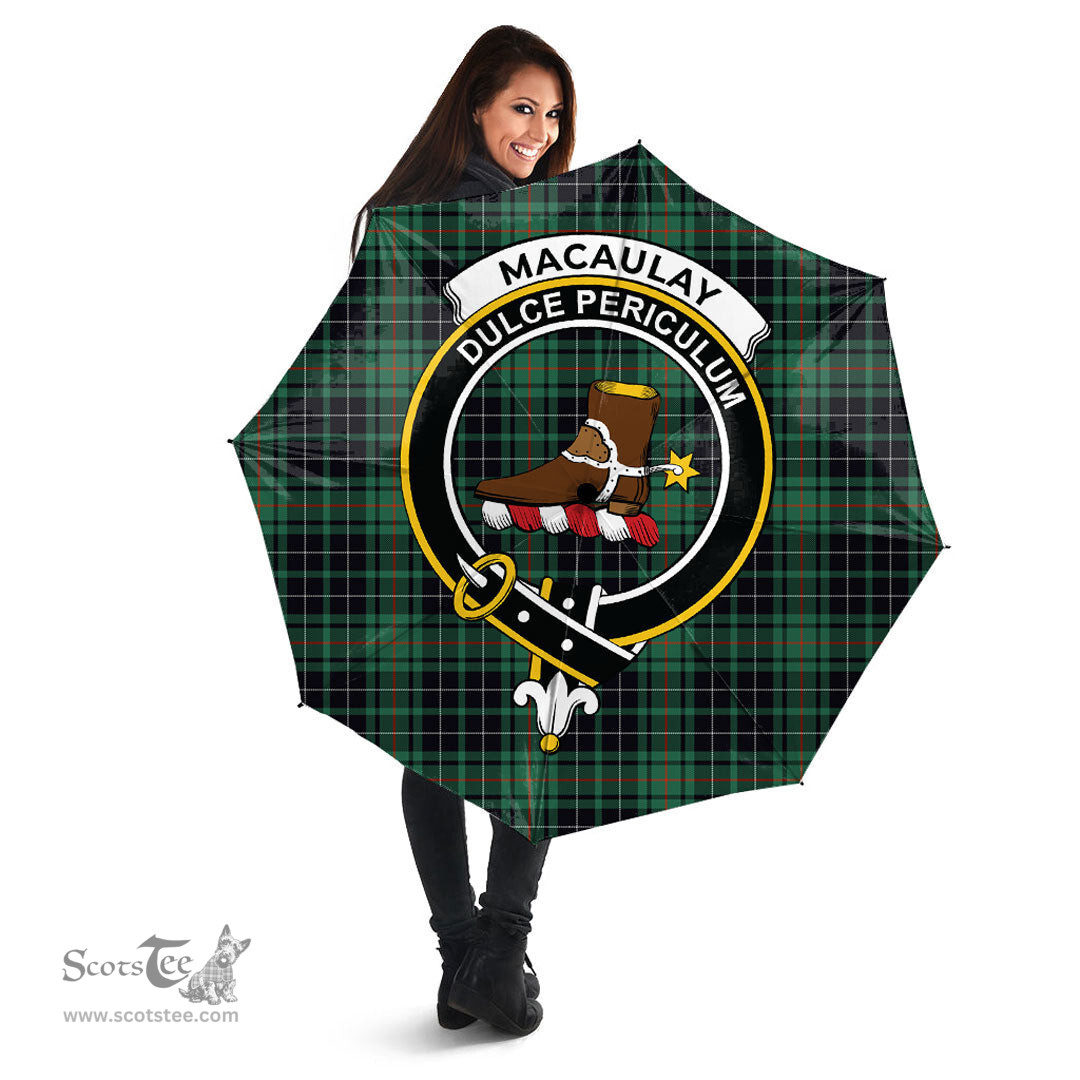 Scottish MacAulay Hunting Ancient Clan Tartan Umbrella - Crest Classic Scottish Plaid Tartan Plaid
