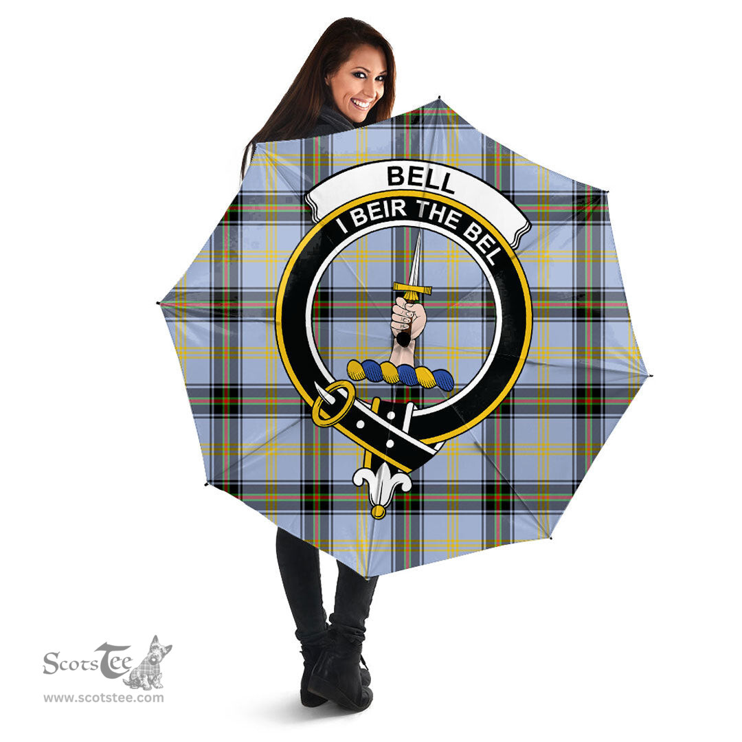 Scottish Bell of the Borders Clan Tartan Umbrella - Crest Classic Scottish Plaid Tartan Plaid