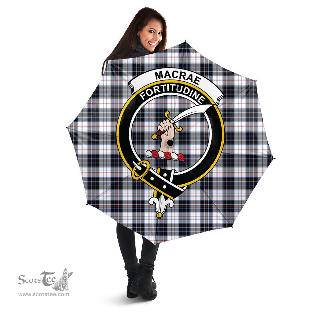 Scottish MacRae Dress Modern Clan Tartan Umbrella - Crest Classic Scottish Plaid Tartan Plaid