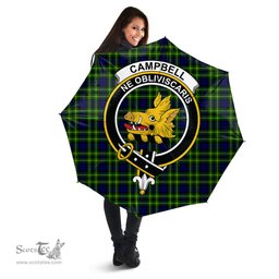 Scottish Campbell of Breadalbane Modern Clan Tartan Umbrella - Crest Classic Scottish Plaid Tartan Plaid