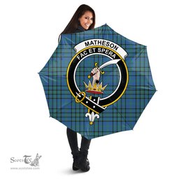 Scottish Matheson Hunting Ancient Clan Tartan Umbrella - Crest Classic Scottish Plaid Tartan Plaid
