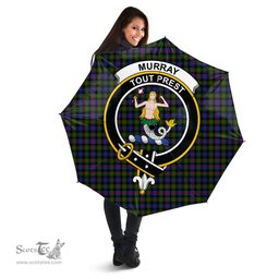 Scottish Murray of Atholl Modern Clan Tartan Umbrella - Crest Classic Scottish Plaid Tartan Plaid