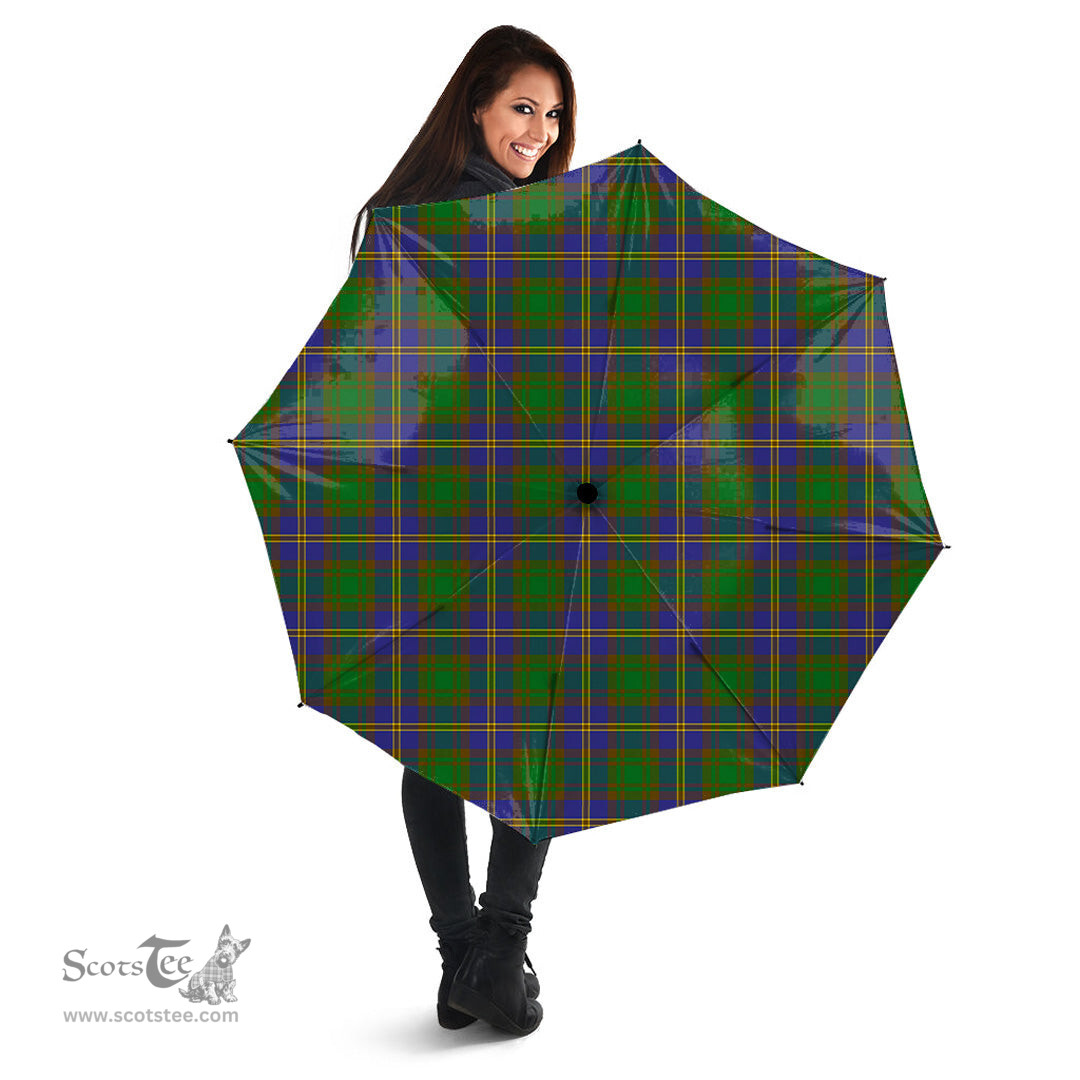 Scottish Strange of Balkaskie Clan Tartan Umbrella - Classic Scottish Plaid Tartan Plaid