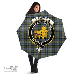 Scottish Campbell Faded Clan Tartan Umbrella - Crest Classic Scottish Plaid Tartan Plaid