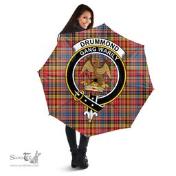 Scottish Drummond of Strathallan Clan Tartan Umbrella - Crest Classic Scottish Plaid Tartan Plaid