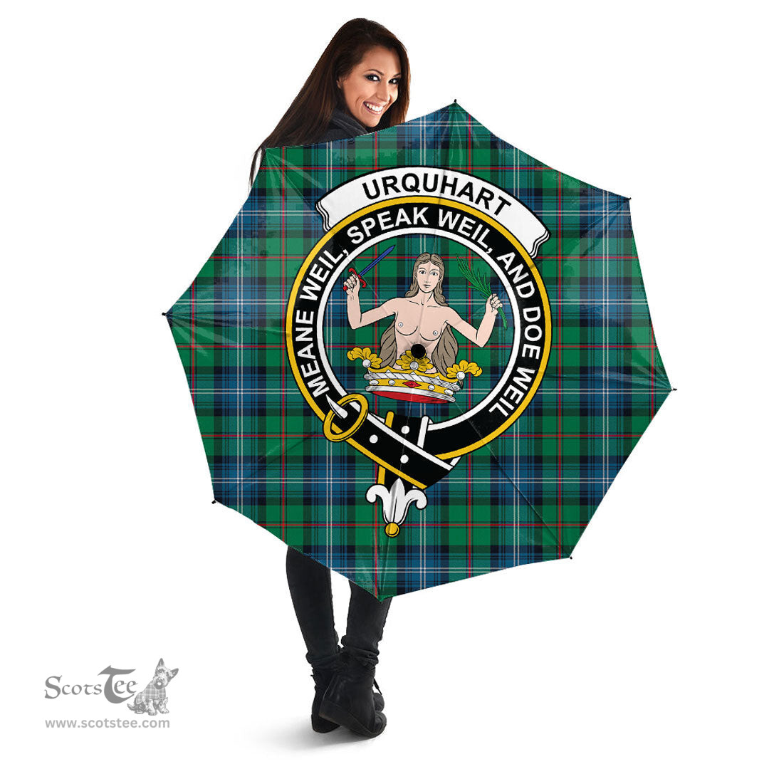 Scottish Urquhart Ancient Clan Tartan Umbrella - Crest Classic Scottish Plaid Tartan Plaid