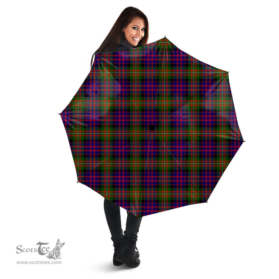 Scottish MacDonnell of Glengarry Modern Clan Tartan Umbrella - Classic Scottish Plaid Tartan Plaid