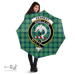 Scottish Kennedy Ancient Clan Tartan Umbrella - Crest Classic Scottish Plaid Tartan Plaid