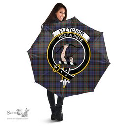 Scottish Fletcher of Dunans Clan Tartan Umbrella - Crest Classic Scottish Plaid Tartan Plaid