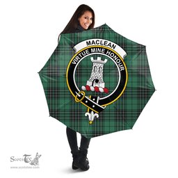 Scottish MacLean Hunting Ancient Clan Tartan Umbrella - Crest Classic Scottish Plaid Tartan Plaid