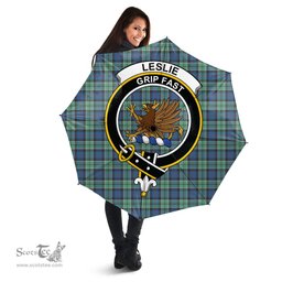 Scottish Leslie Hunting Ancient Clan Tartan Umbrella - Crest Classic Scottish Plaid Tartan Plaid