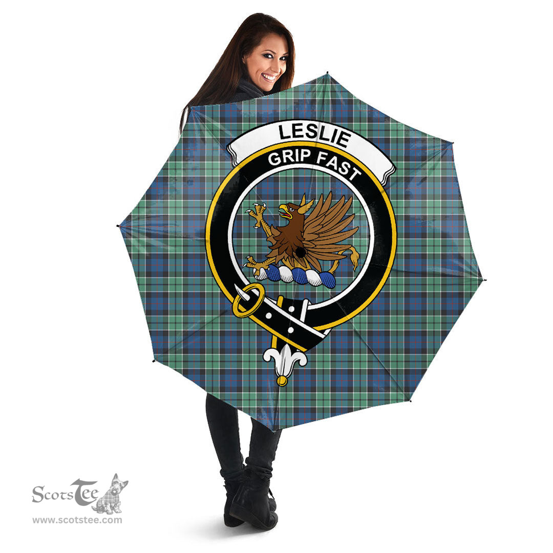 Scottish Leslie Hunting Ancient Clan Tartan Umbrella - Crest Classic Scottish Plaid Tartan Plaid