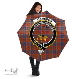 Scottish Cameron of Lochiel Ancient Clan Tartan Umbrella - Crest Classic Scottish Plaid Tartan Plaid