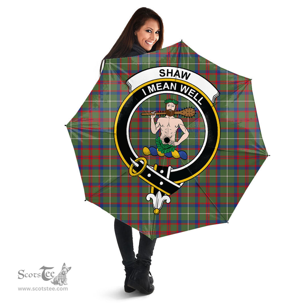 Scottish Shaw Green Modern Clan Tartan Umbrella - Crest Classic Scottish Plaid Tartan Plaid