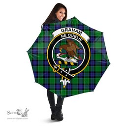 Scottish Graham of Menteith Modern Clan Tartan Umbrella - Crest Classic Scottish Plaid Tartan Plaid