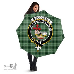 Scottish MacDonald Lord of the Isles Hunting Clan Tartan Umbrella - Crest Classic Scottish Plaid Tartan Plaid