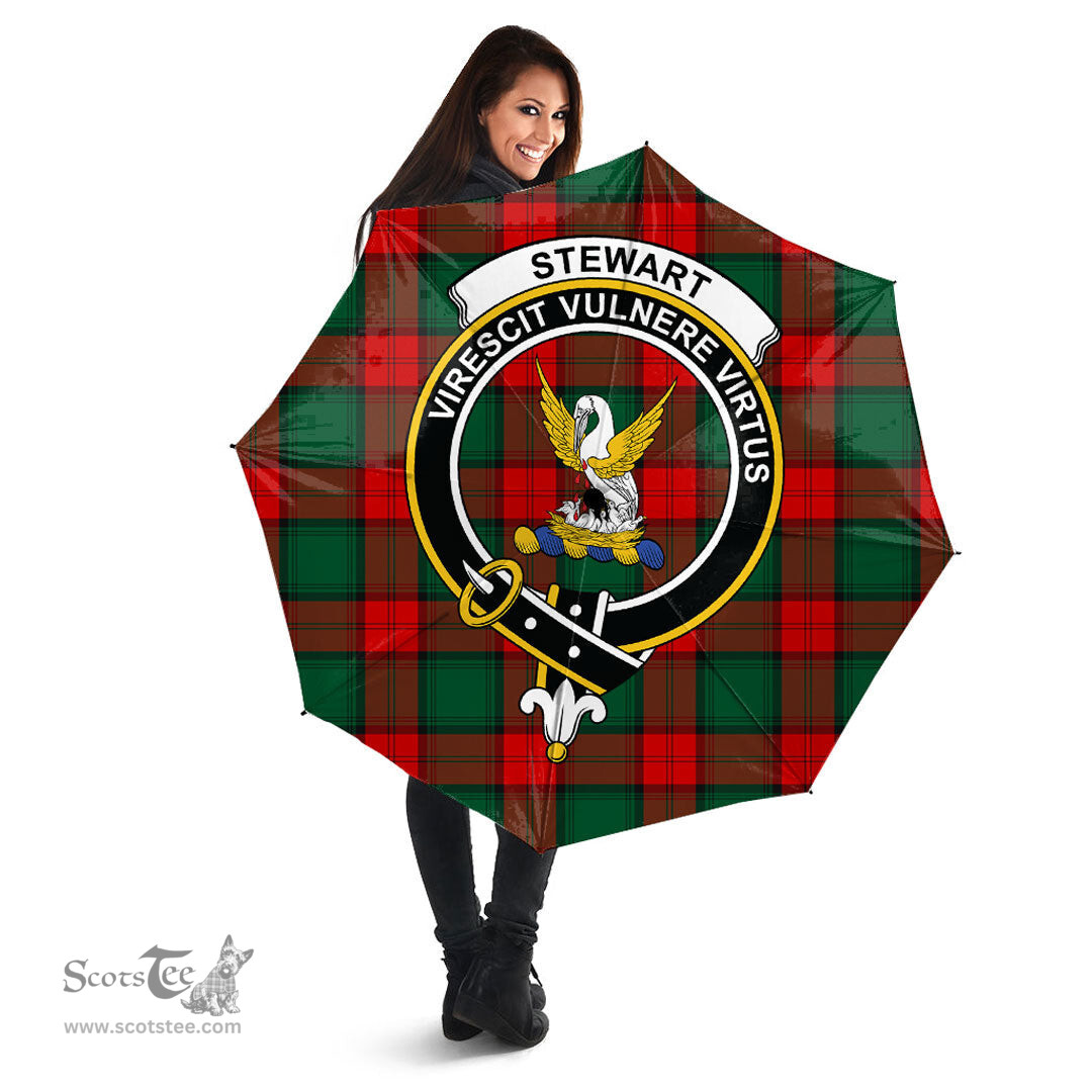 Scottish Stewart Atholl Modern Clan Tartan Umbrella - Crest Classic Scottish Plaid Tartan Plaid
