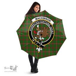 Scottish MacKinnon Hunting Modern Clan Tartan Umbrella - Crest Classic Scottish Plaid Tartan Plaid