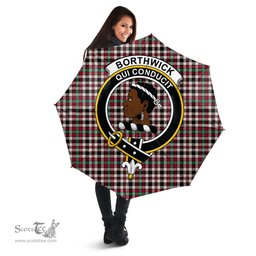 Scottish Borthwick Dress Ancient Clan Tartan Umbrella - Crest Classic Scottish Plaid Tartan Plaid