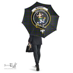 Scottish Murray of Atholl Modern Clan Tartan Umbrella - Crest Classic Scottish Plaid Tartan Plaid