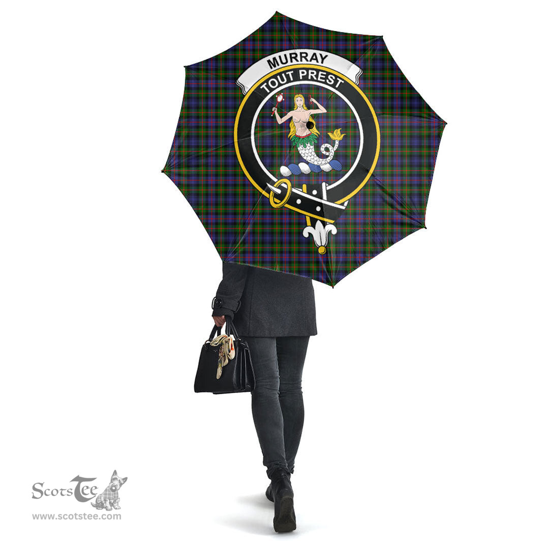Scottish Murray of Atholl Modern Clan Tartan Umbrella - Crest Classic Scottish Plaid Tartan Plaid