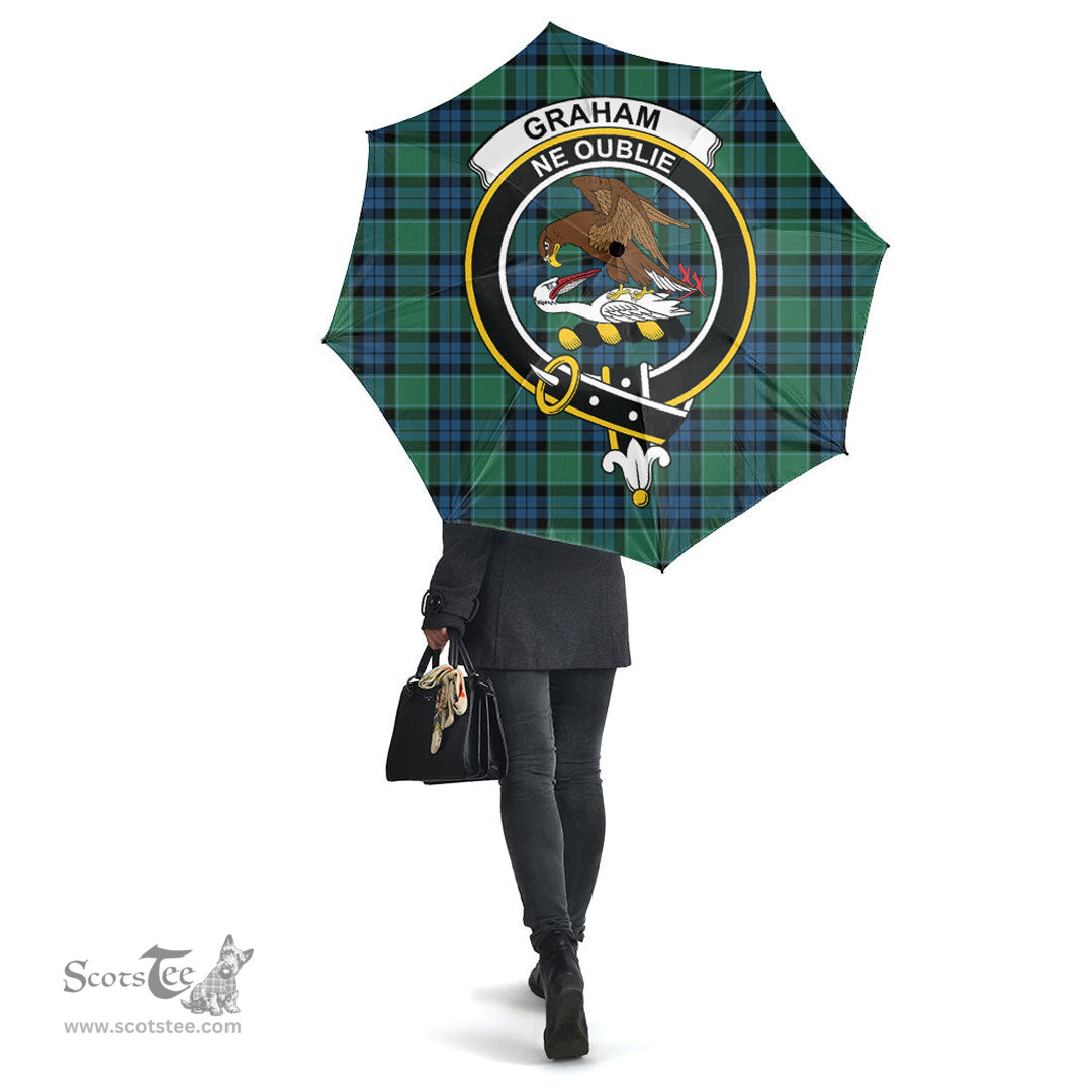 Scottish Graham of Menteith Ancient Clan Tartan Umbrella - Crest Classic Scottish Plaid Tartan Plaid